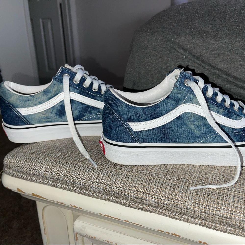 Custom Made Blue Vans - Picture 6 of 8